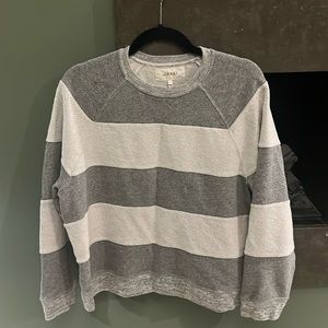 The Great striped crewneck sweatshirt